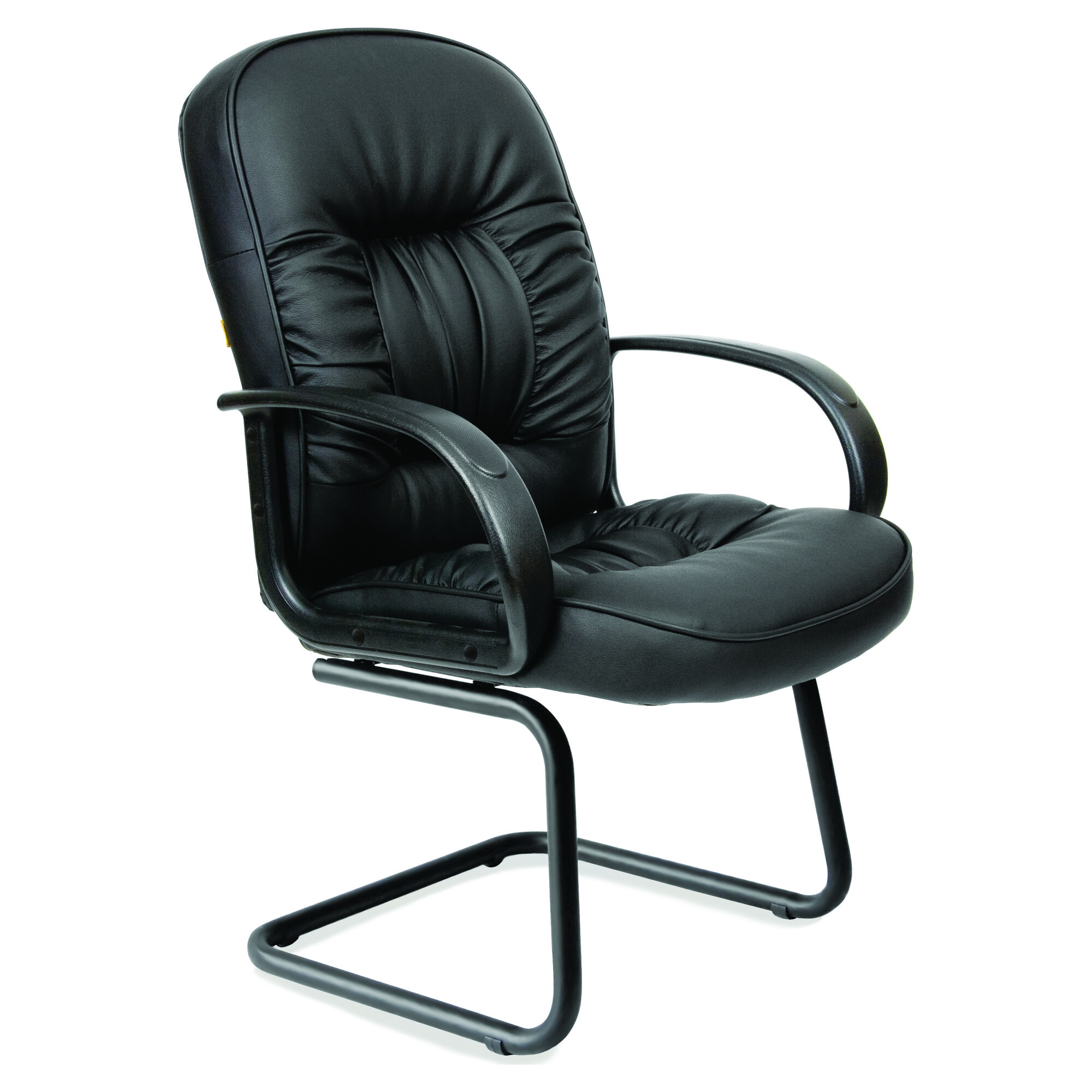 Офисное кресло CHAIRMAN 416VЭКО, экокожа, черный