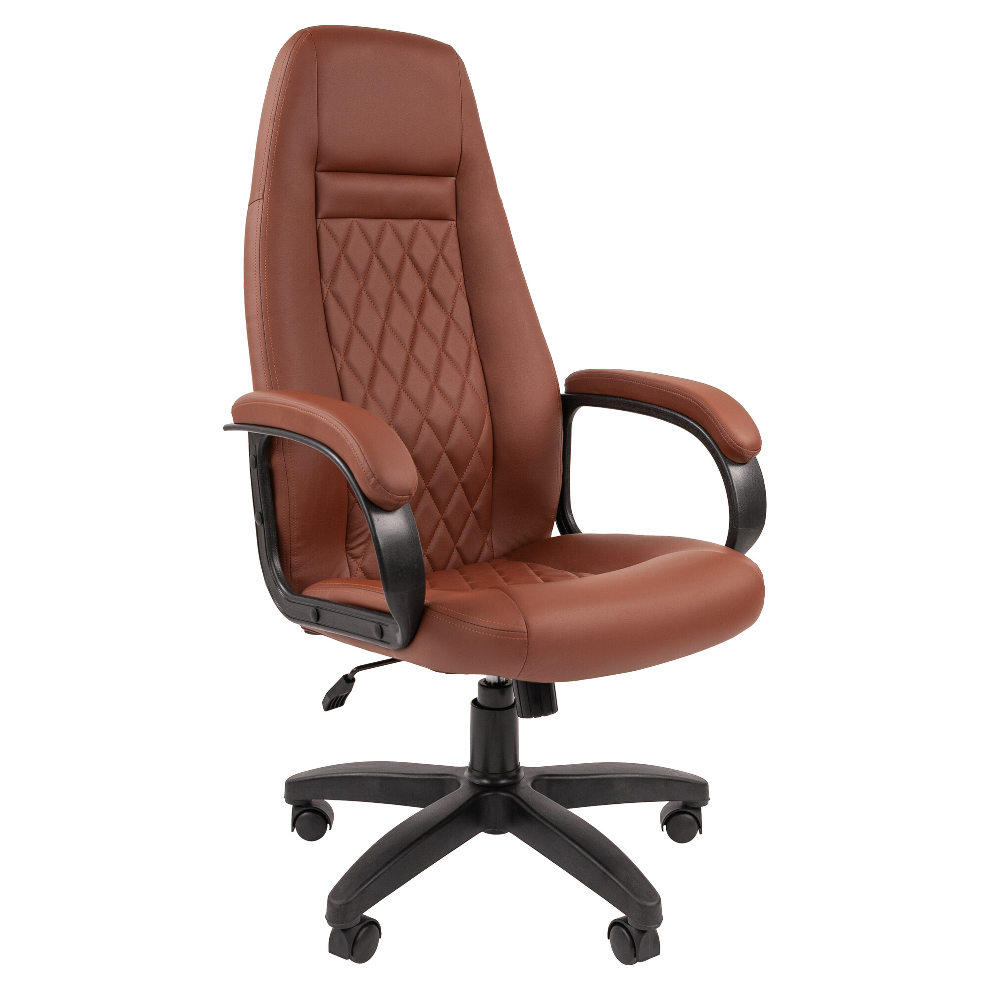 Офисное кресло CHAIRMAN 950 LT, экокожа, коричневый