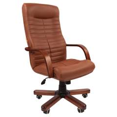 Офисное кресло CHAIRMAN 480 WD, экокожа, коричневый
