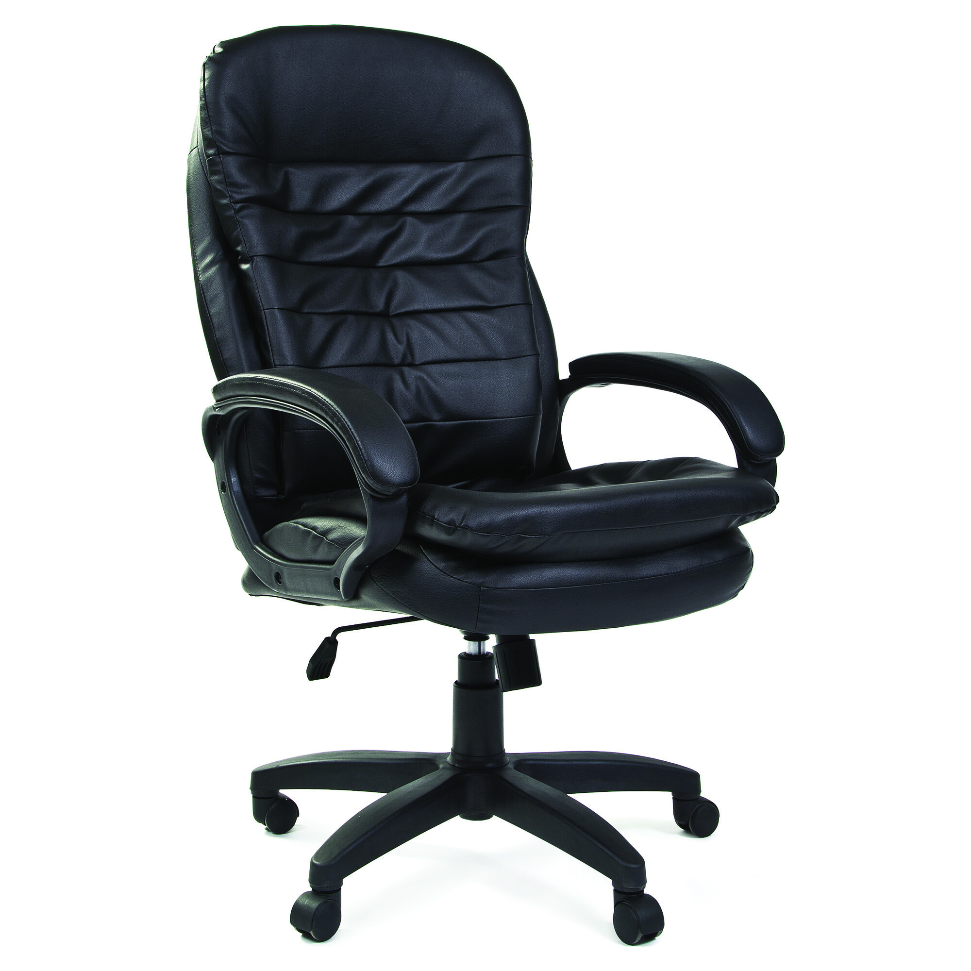 Офисное кресло CHAIRMAN 795 LT, экокожа, черный
