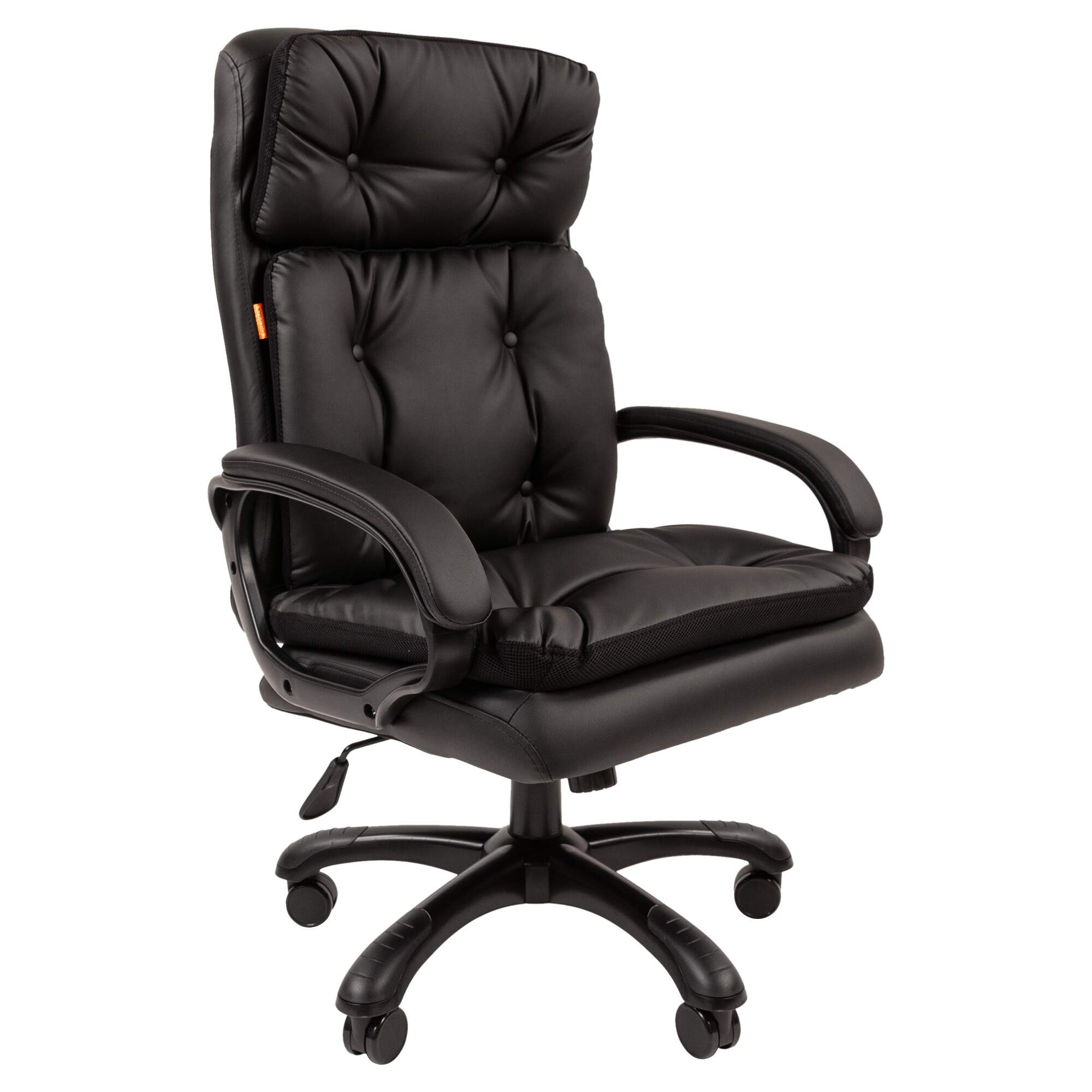 Офисное кресло CHAIRMAN 442, экокожа, черный