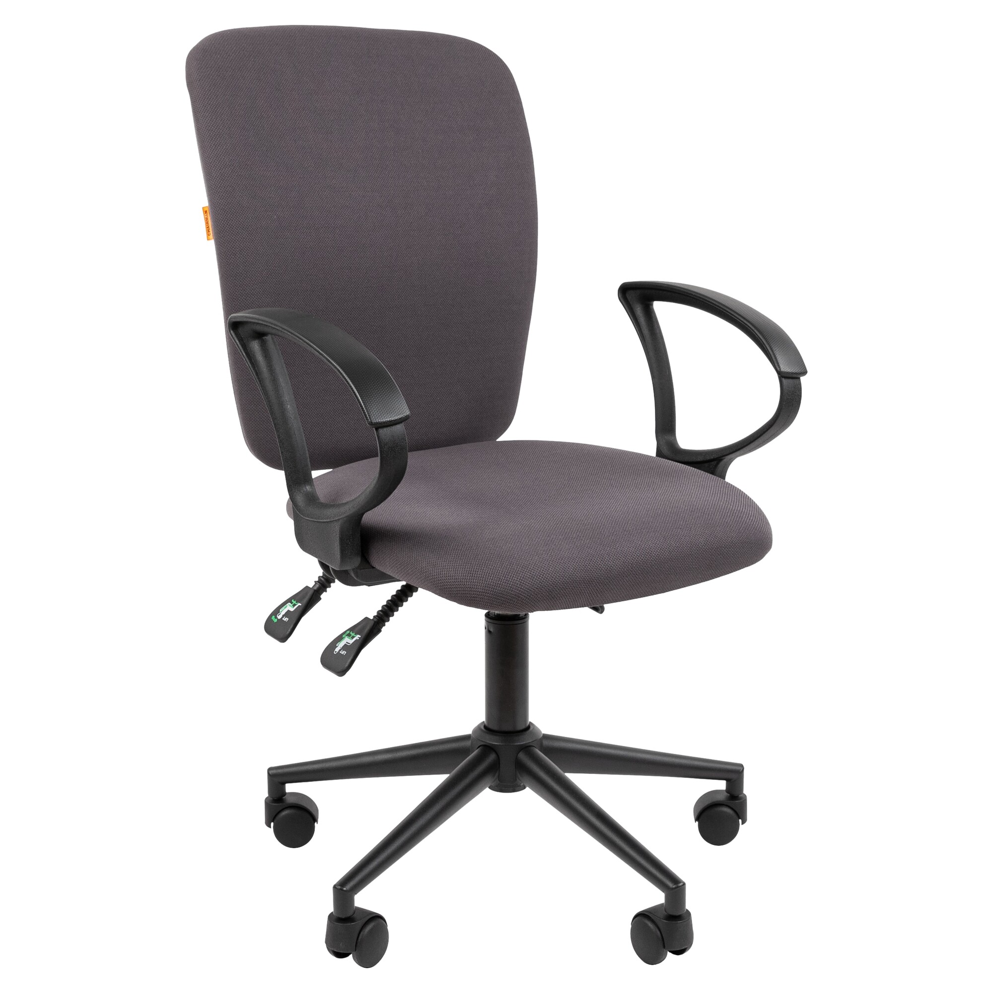 Офисное кресло CHAIRMAN 9801 Black, Ткань серии Т, серый