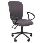 Офисное кресло CHAIRMAN 9801 Black, Ткань серии Т, серый