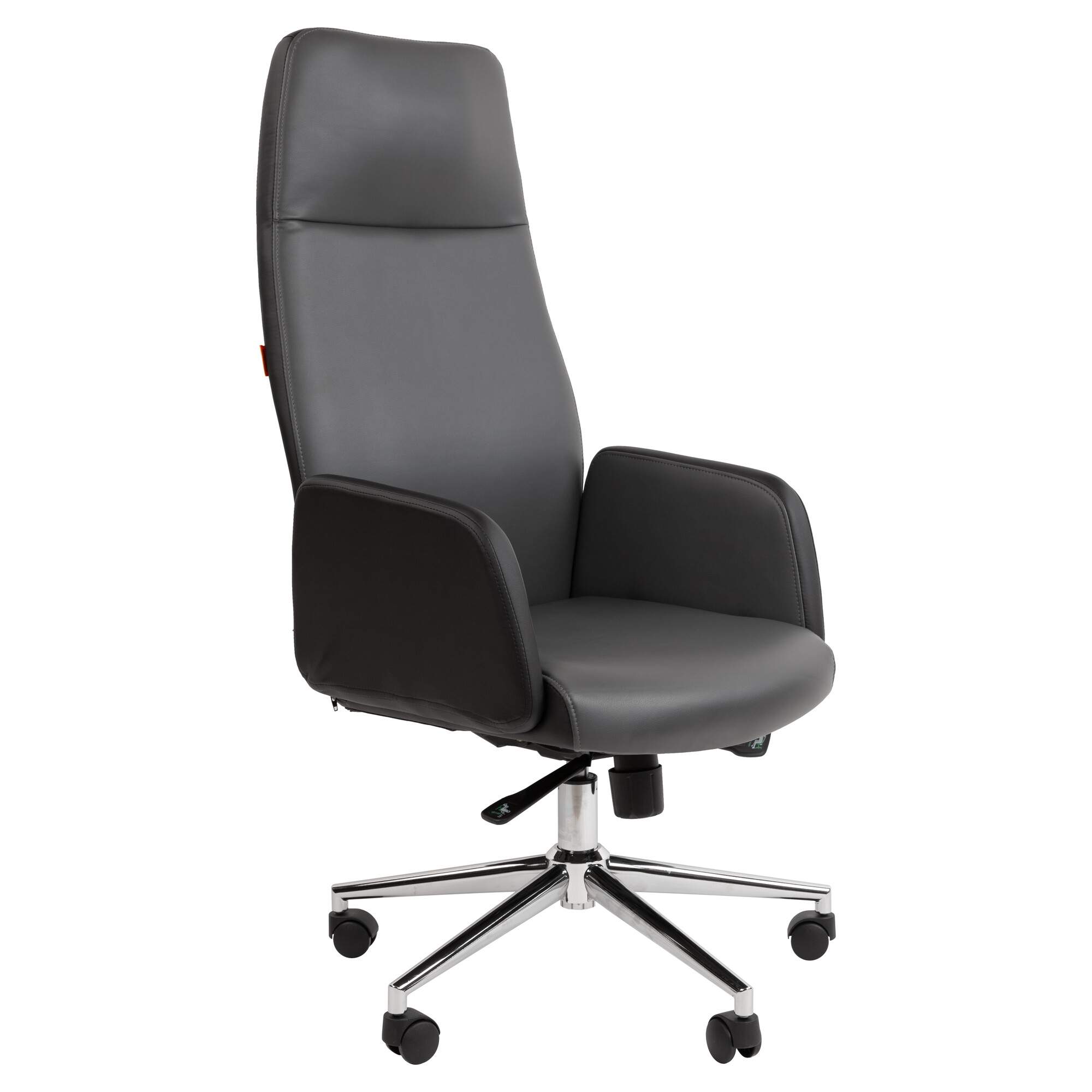Офисное кресло CHAIRMAN 929, экокожа, черно-серый