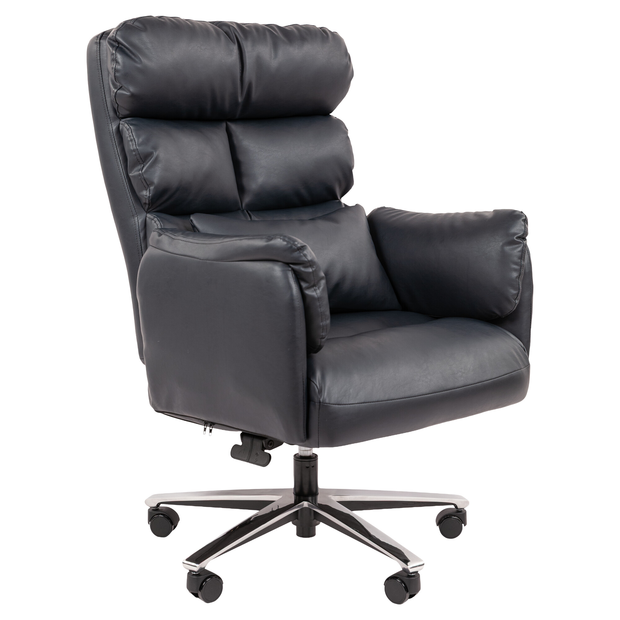 Офисное кресло CHAIRMAN 433, экокожа, черный