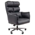 Офисное кресло CHAIRMAN 433, экокожа, черный