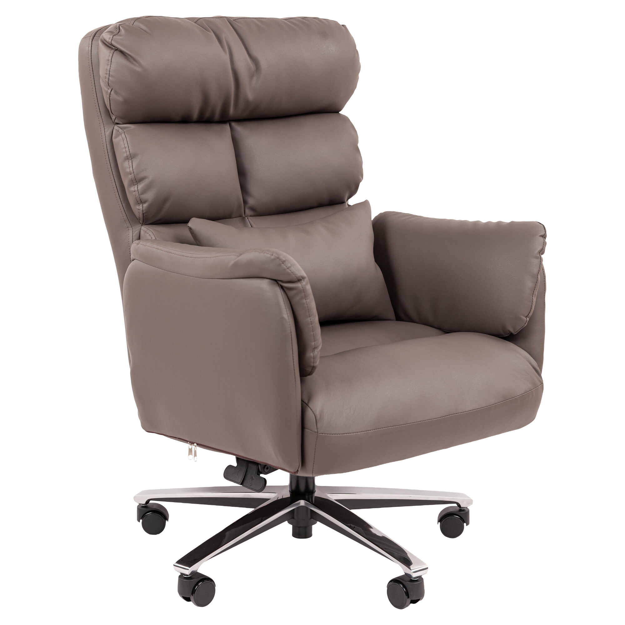 Офисное кресло CHAIRMAN 433, экокожа, коричневый