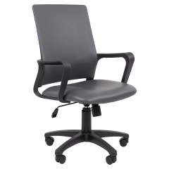 Офисное кресло CHAIRMAN 606 ЭКО, экокожа, серый