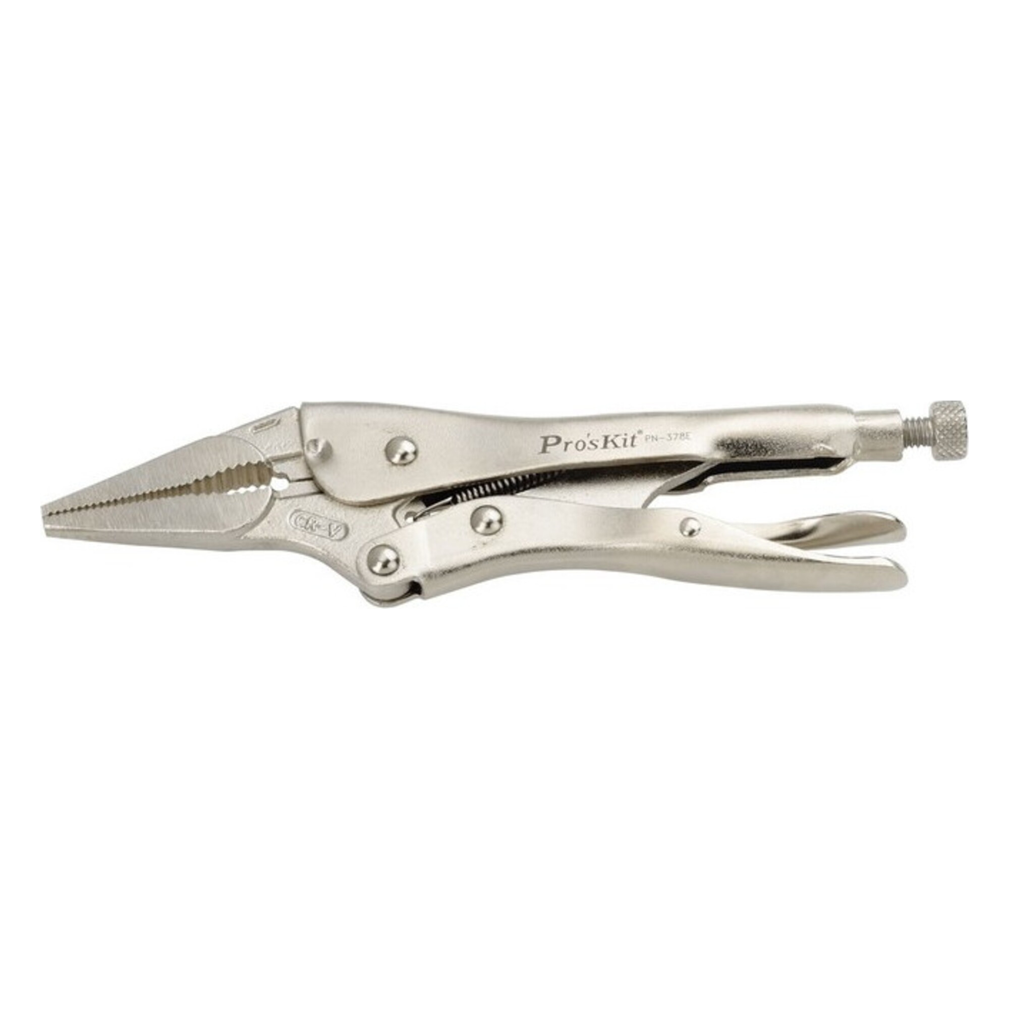 Длинногубцы зажимные Pro'sKit PN-378E
