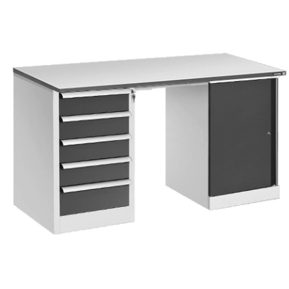 Стол рабочий КОНСТАНТ СР-18-7+ДР-05+ТМБ-01