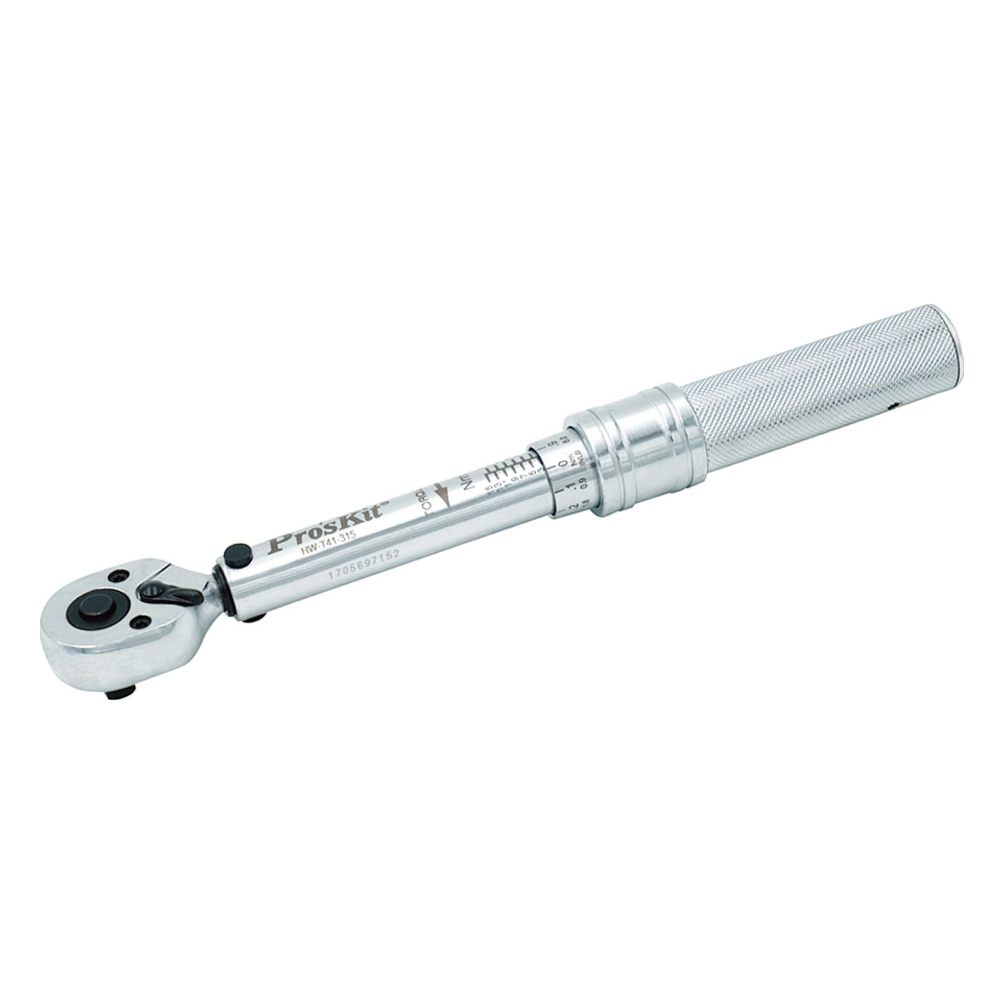 Динамометрический ключ 1/4 дюйма 3-15 Н·м ProsKit HW-T41-315