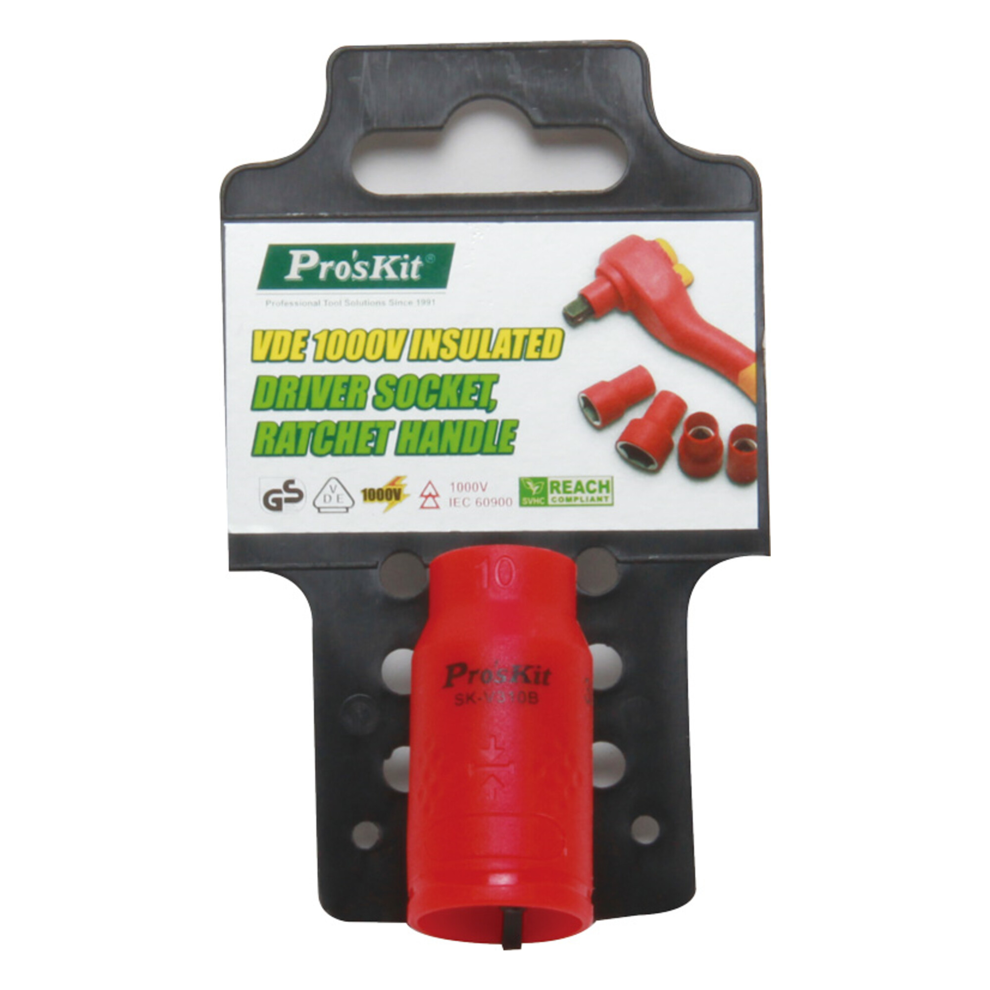 Головка торцевая диэлектрическая 3/8 дюйма 10 мм ProsKit SK-V310B