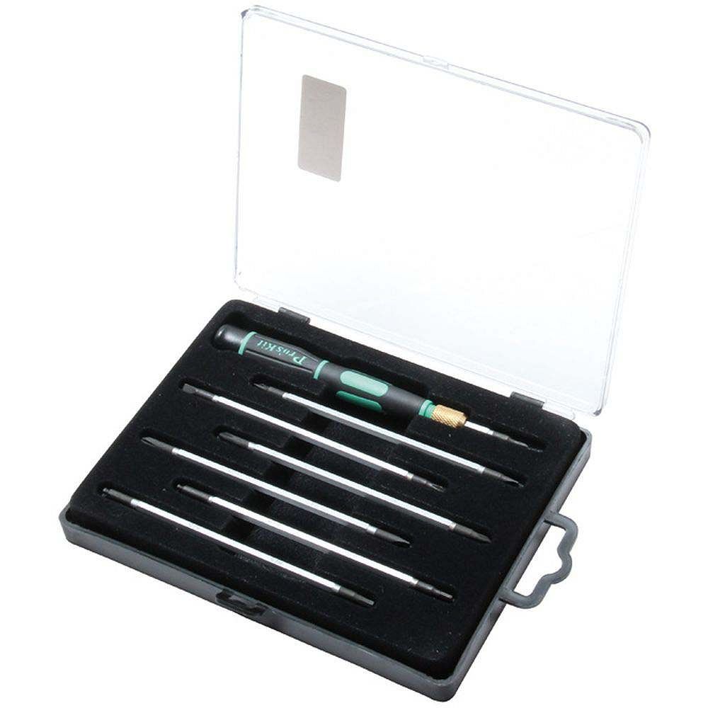 Отвертка ProsKit SD-081B с набором двухсторонних сменных бит (14 шт.) различных типов