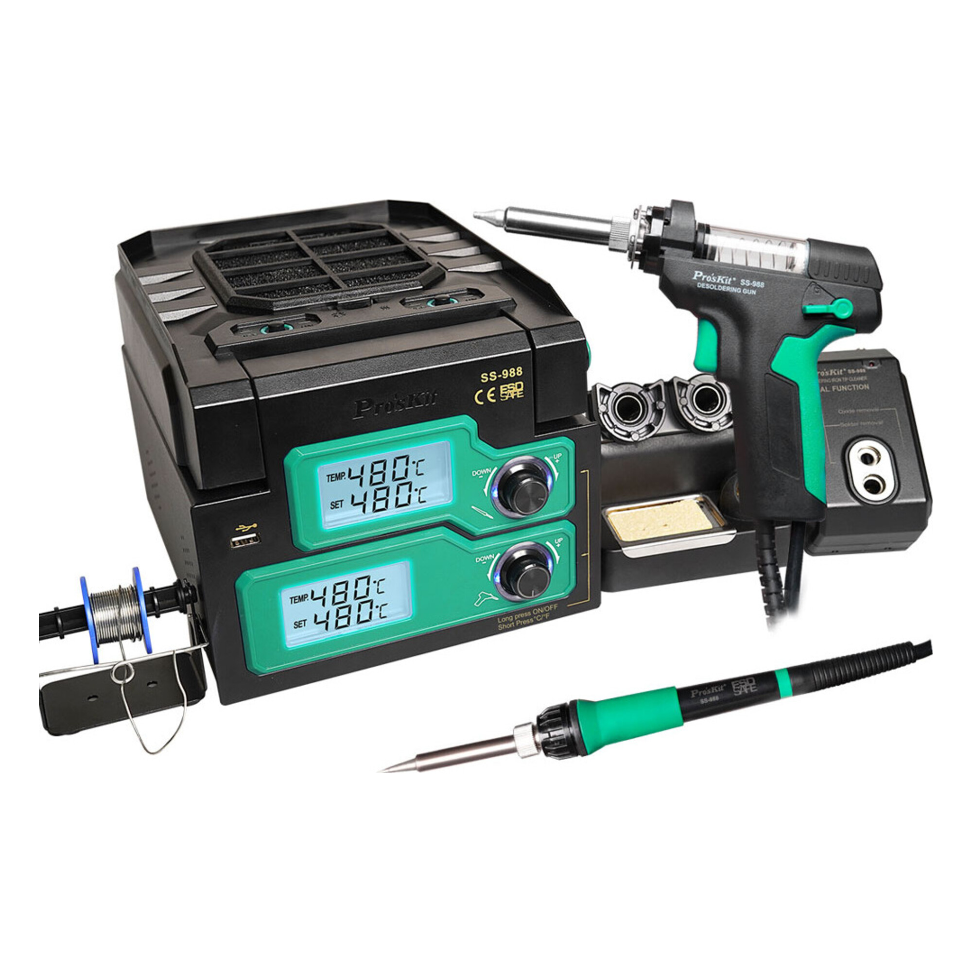 Многофункциональная ремонтная станция 6 в 1 Pro'sKit SS-988B