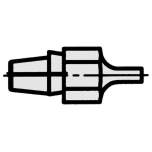 Weller T0051315299. Наконечник Weller DX 120, 2.5х1.1мм, длина 22мм