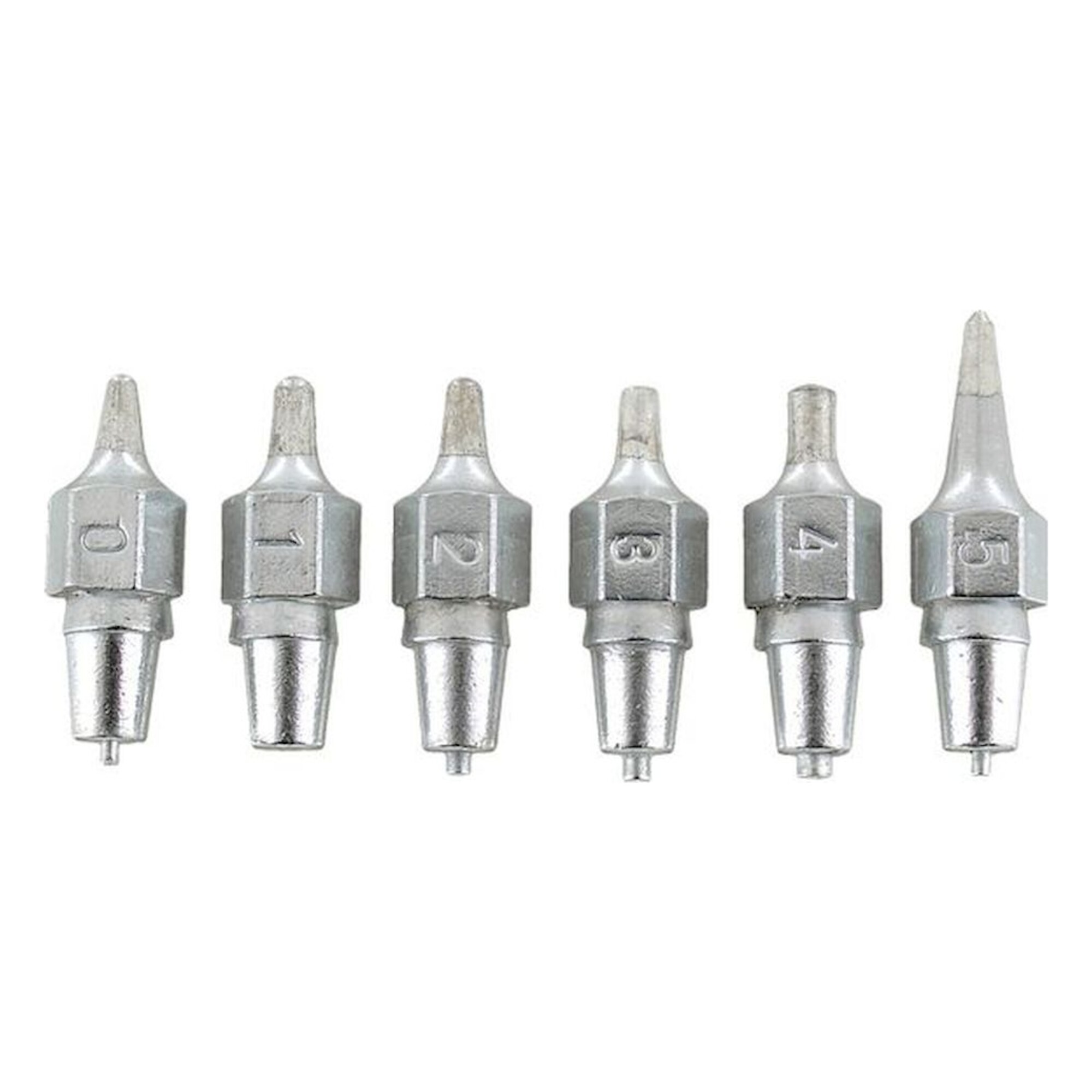Набор всасывающих сопел DX 110-DX 115, 6 шт. для DSX 80/DXV 80 - Weller T0051379099