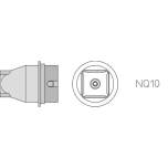 Weller T0058736818N. Сопло Weller NQ10, 4х-сторон., 14.8х14.8мм