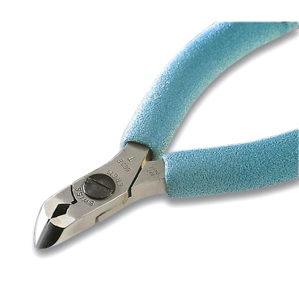 Остроконечные кусачки Erem 503ET, загнутая, широкая головка