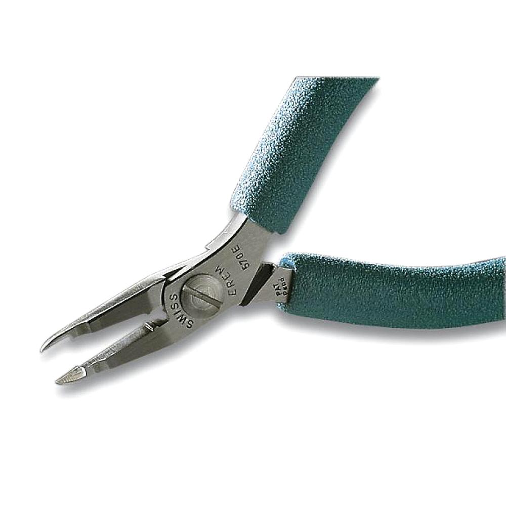 Остроконечные кусачки Erem 570E, прямая удлиненная с выемкой головка