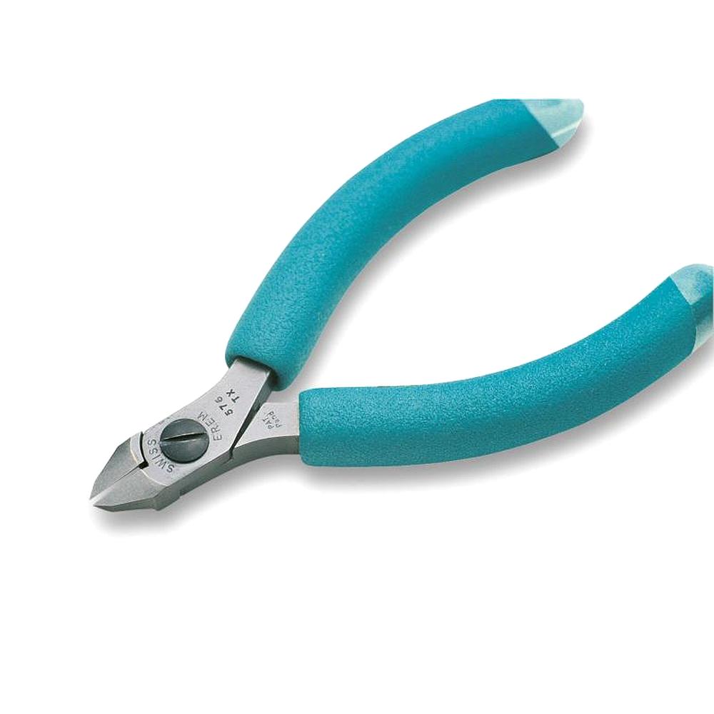 Остроконечные кусачки Erem 576TX, с выемкой головка