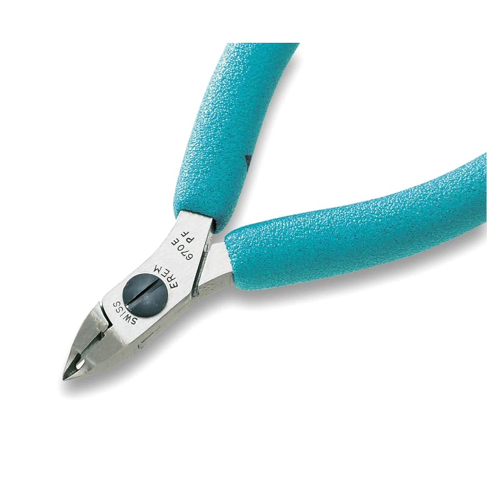 Остроконечные кусачки Erem 670EPF, прямая укороченная с выемкой головка