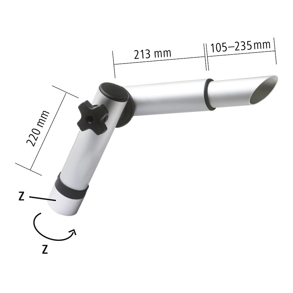 Крутящийся удлинитель Weller с наклонной насадкой 45 град.