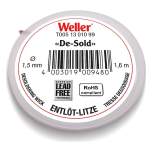 Weller T0051301099. Оплетка для выпайки 1,6 м, 1,5 мм
