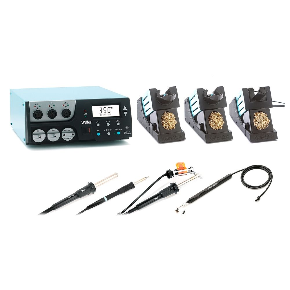 Трехканальная паяльная ремонтная станция Weller WR 3000M Set
