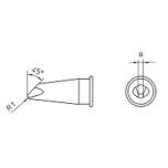 Паяльное жало Weller LHT D 45°