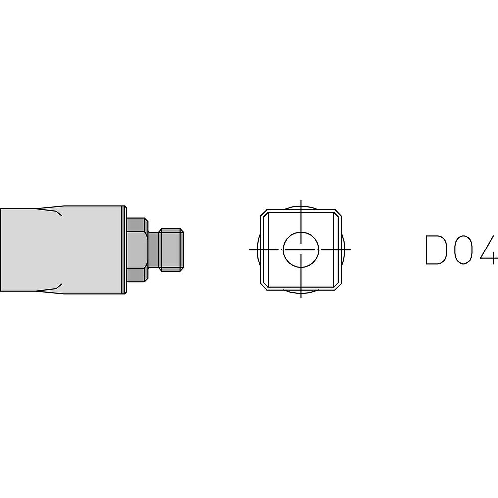 Насадка Weller D04 для пайки горячим воздухом