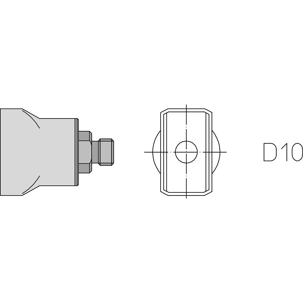 Насадка Weller D10 для пайки горячим воздухом