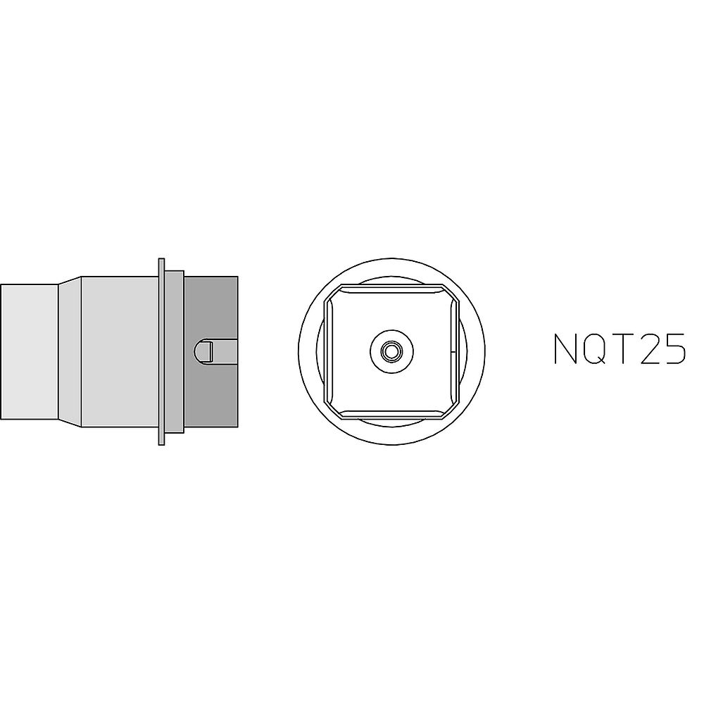 Насадка Weller NQT25 для пайки горячим воздухом